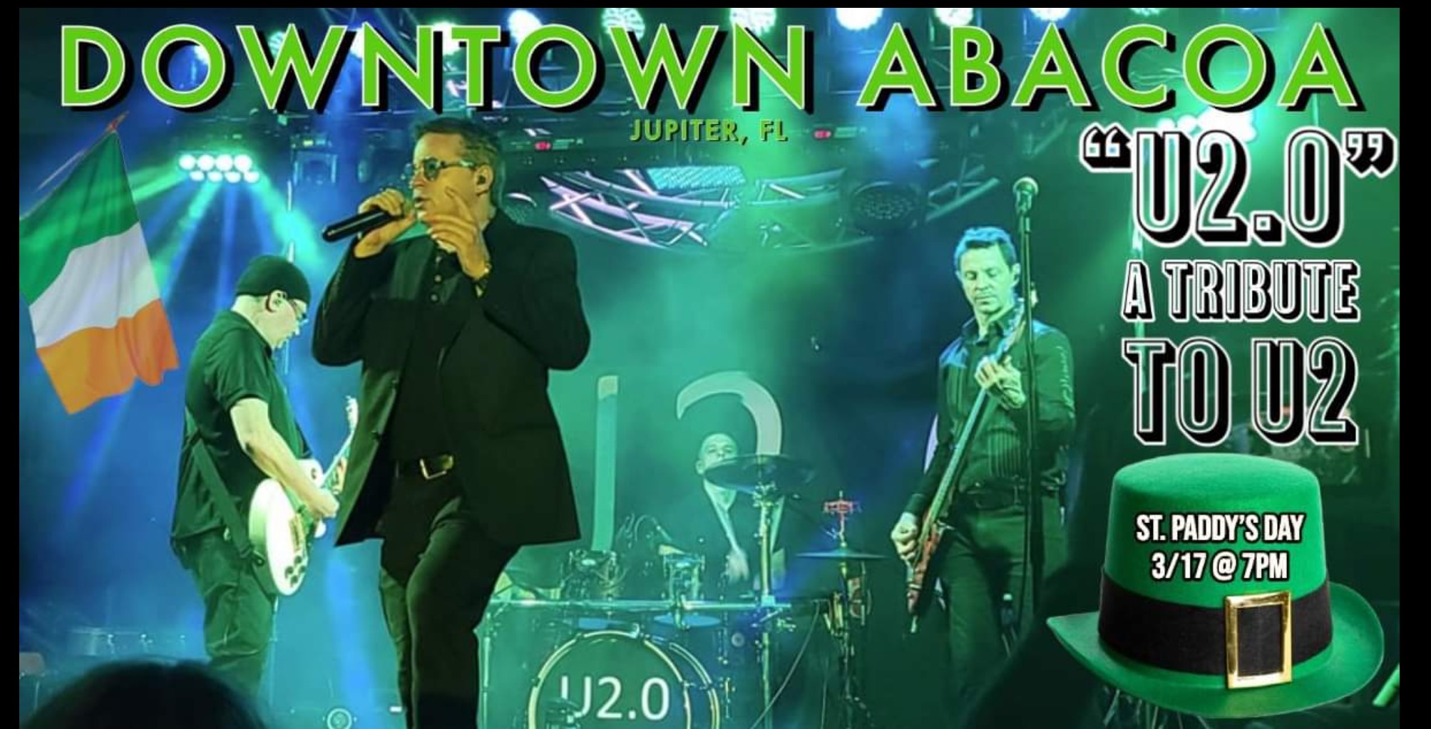 Abacoa POA St Patty's Day Concert with U2.0 A tribute to U2 at